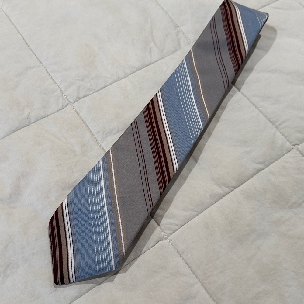Remington Gray and Brown Striped Tie